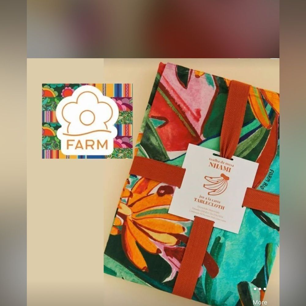 FARM RIO JOY A LA CARTE tablecloth.